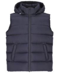 Herno - Hooded Zip-Up Vest - Lyst