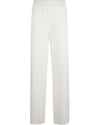 Eleventy - Wide-Leg Knitted Trousers - Lyst