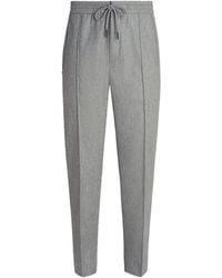 ZEGNA - Drawstring Elastic Waist Pants - Lyst