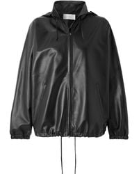 The Row - Long Sleeve Leather Jacket - Lyst