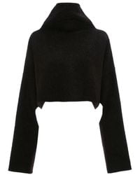 JW Anderson - Jw Anderson Cut-Out Detailed Funnel Neck Jumper - Lyst