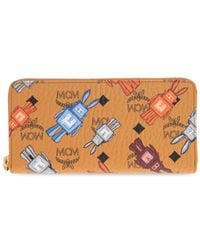 MCM - Logo Wallet - Lyst