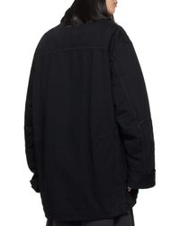 MM6 by Maison Martin Margiela - High Neck Zipped Jacket - Lyst
