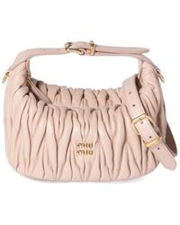 Miu Miu - Matelassé Nappa Leather Pouch - Lyst