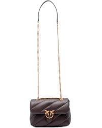 Pinko - Quilted Chain Shoulder Bag - Lyst