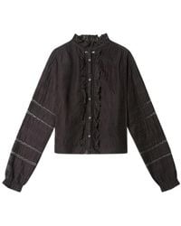 Isabel Marant - Isabel Marant Étoile Peline Long-Sleeved Top - Lyst
