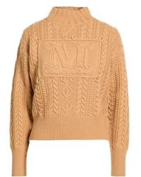 Max Mara - Solid Lightweight Wool Knit Top - Lyst