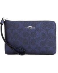 COACH - Corner Zip Wristlet - Lyst