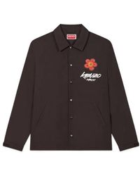 KENZO - X Futura 2000 Logo Detailed Buttoned Shirt Jacket - Lyst