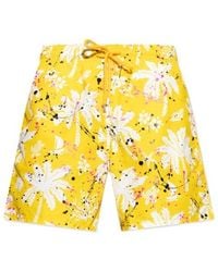 Palm Angels - X Vilebrequin Graphic Printed Swim Shorts - Lyst