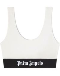 Palm Angels - Scoop Back Two-Toned Bra - Lyst