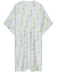 Givenchy - Lemon-Print V-Neck Dress - Lyst
