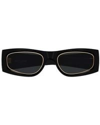 Saint Laurent - Eyewear Rectangle Frame Sunglasses - Lyst