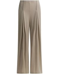 Max Mara - Pleated Wide-Leg Pants - Lyst