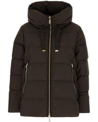 Moorer - Gadia-Stp Quilted Hooded Jacket - Lyst