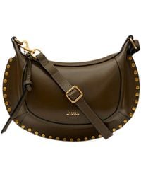 Isabel Marant - Oskan Moon Studded Shoulder Bag - Lyst