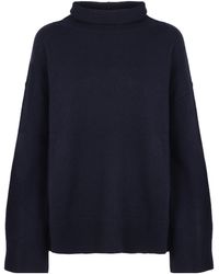 Aspesi - Turtleneck Ribbed Knit Pullover - Lyst