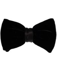 Giorgio Armani - Velvet Bow Tie - Lyst