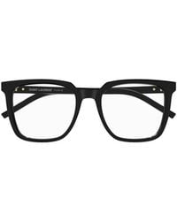 Saint Laurent - Eyewear Square Frame Glasses - Lyst