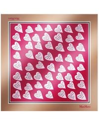 Max Mara - Patterned Silk Scarf - Lyst