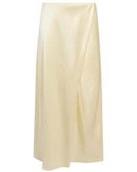 KHAITE - A-Line Midi Skirt - Lyst
