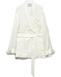Prada - Silk Robe - Lyst
