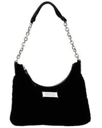 Maison Margiela - Velvet Medium-Sized Single-Shoulder Bag - Lyst