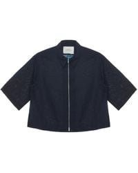 Studio Nicholson - Zip-Up Shirt Jacket - Lyst