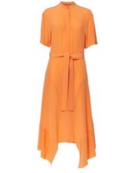 Stella McCartney - Iconic Silk Crêpe De Chine Midi Dress - Lyst