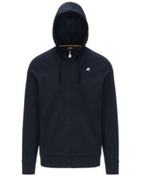K-Way - Zip-Up Hooded Hoodie - Lyst