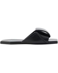 Loewe - Origami Square-Toe Sandals - Lyst