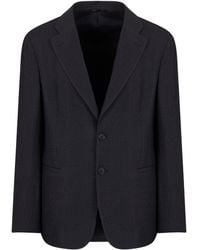 Giorgio Armani - Single-Breasted Blazer - Lyst