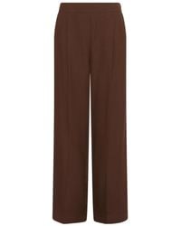 Marella - Washed Linen-Blend Trousers - Lyst