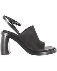 Ann Demeulemeester - Stitch High-Heeled Sandals - Lyst