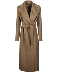 Max Mara - S Poldo Belted Long Coat - Lyst
