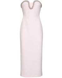 Roland Mouret - Off-The-Shoulder Midi Dress - Lyst