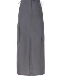 Ottod'Ame - Ottod'Ame Cargo Long Skirt - Lyst