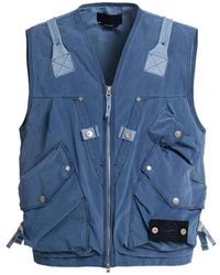 Stone Island - V-Neck Vest - Lyst