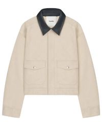 Nanushka - Nowell Collar Shirt Jacket - Lyst