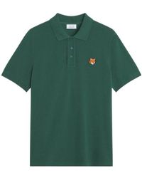 Maison Kitsuné - Maison Kitsuné Fox Head Regular Polo Shirt - Lyst