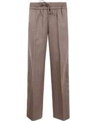 Drole de Monsieur - Drôle De Monsieur Le Chevron Pants - Lyst