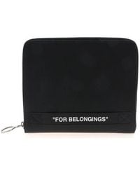 Off-White c/o Virgil Abloh - Quote Printed Zip-Up Wallet - Lyst