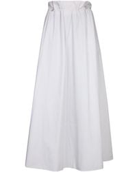 Herno - Gathered Detailed Midi Skirt - Lyst