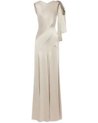 Maison Margiela - Champagne Bias-Cut Evening Gown - Lyst