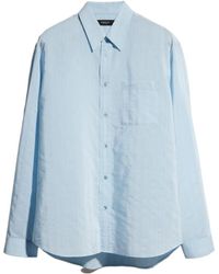 Gucci - Striped Technical Cotton Shirt - Lyst