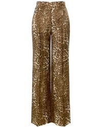 Max Mara - Studio Mstromana Pattern-Printed Trousers - Lyst
