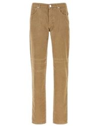 Brunello Cucinelli - Five-Pocket Italian Fit Trousers - Lyst