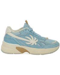 Palm Angels - The Palm Runner Leather Sneakers - Lyst
