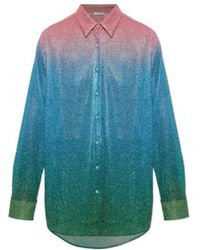 Oséree - Long-Sleeve Sequin Shirt - Lyst