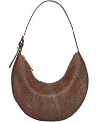 Etro - Paisley Printed Essential Small Hobo Bag - Lyst